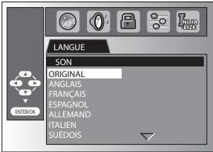 SYLVANIA LD195SSX - Réglage de la Langue du DVD - 1