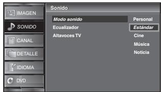 SYLVANIA LD195SSX - Modo sonido - 2