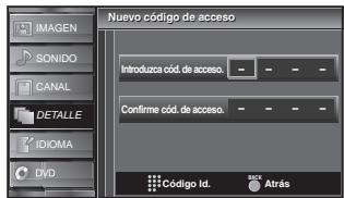 SYLVANIA LD195SSX - Presione [los botones numéricos] para introducer el nuevo Codigio Id. de 4 digitos. - 4