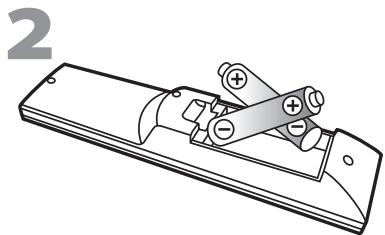 SYLVANIA LD195SSX - Insérer les Piles - 2