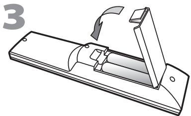 SYLVANIA LD195SSX - Insérer les Piles - 3