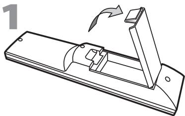 SYLVANIA LD195SSX - Insérer les Piles - 1