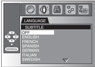 SYLVANIA LD195SSX - DVD Language Setting - 23