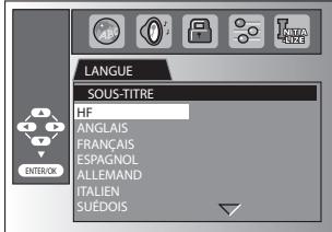 SYLVANIA LD195SSX - Réglage de la Langue du DVD - 3