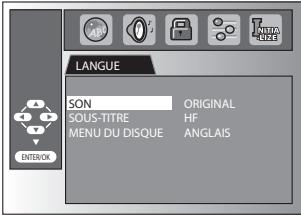 SYLVANIA LD195SSX - Réglage de la Langue du DVD - 6