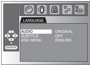 SYLVANIA LD195SSX - DVD Language Setting - 16
