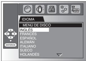 SYLVANIA LD195SSX - Ajuste de Idioma en DVD - 14