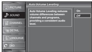 SYLVANIA LD320SSX - Auto Volume Leveling - 2
