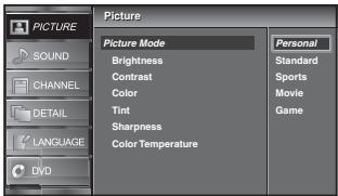 SYLVANIA LD320SSX - Picture Mode - 2