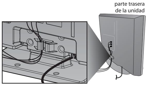 SYLVANIA LD320SSX - Colocación de los Cables - 1