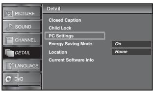 SYLVANIA LD320SSX - PC Settings - 5