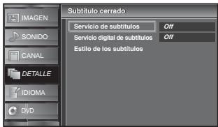 SYLVANIA LD320SSX - Servicio de Subtítulos - 2