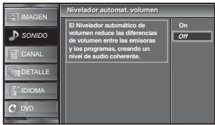 SYLVANIA LD320SSX - Nivelador automat. volumen - 2