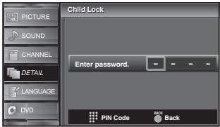 SYLVANIA LD320SSX - Use [the Number buttons] to enter the 4-digit numbers for your PIN Code. - 11