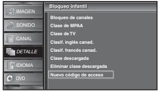 SYLVANIA LD320SSX - Nuevo código de acceso - 2