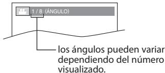 SYLVANIA LD320SSX - Utilice [Cursor ▲/▼] repetidamente hasta que aparezca el ángulo de cámara deseado. - 2