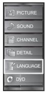SYLVANIA LD320SSX - √ Language Selection - 3