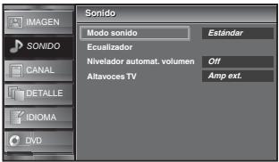 SYLVANIA LD320SSX - Ajuste de Sonido - 5