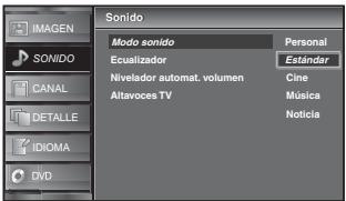 SYLVANIA LD320SSX - Modo sonido - 2