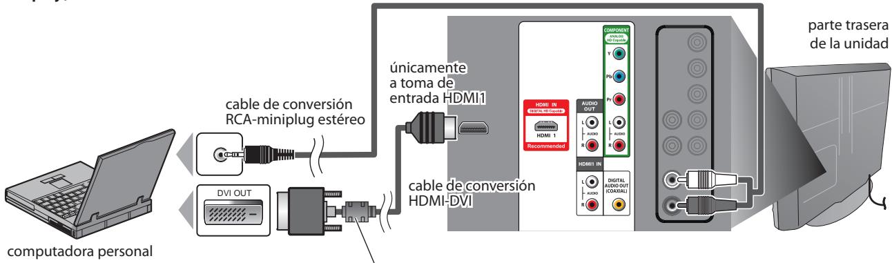 SYLVANIA LD320SSX - [Conexión de PC] - 1