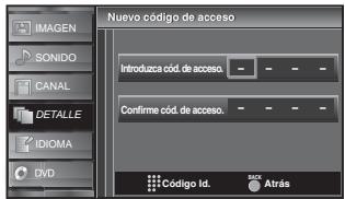 SYLVANIA LD320SSX - Nuevo código de acceso - 4