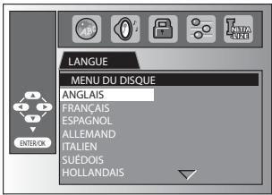 SYLVANIA LD320SSX - Réglage de la Langue du DVD - 14