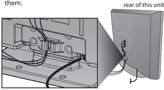 SYLVANIA LD320SSX - Cable Management - 1