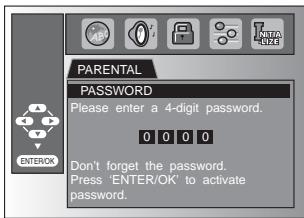 SYLVANIA LD320SSX - To change the password - 4