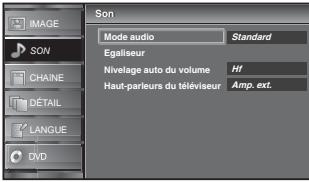 SYLVANIA LD320SSX - Réglage du Son - 5