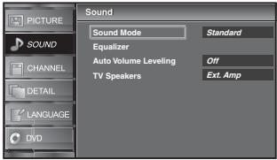 SYLVANIA LD320SSX - √ Sound Adjustment - 5
