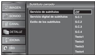 SYLVANIA LD320SSX - Servicio de Subtítulos - 4