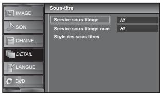 SYLVANIA LD320SSX - Service Sous-titrage - 2