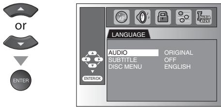 SYLVANIA LD320SSX - ☑ DVD Language Setting - 4