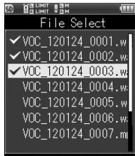 OLYMPUS LS-20 - [Select.fichier]:configuration - 1