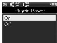 OLYMPUS LS-20 - [Connex alim] sélectionné - 1