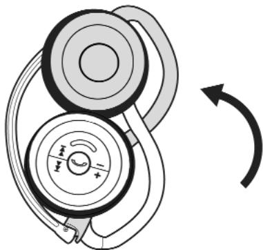 B-SPEECH CALYPSO - Folding and Unfolding the Headset - 2