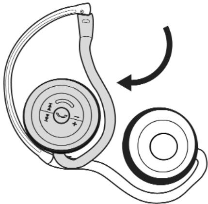 B-SPEECH CALYPSO - Folding and Unfolding the Headset - 1
