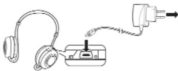 B-SPEECH CALYPSO - Charger avec le chargeur de voyage (en option) - 1