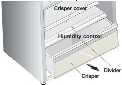 BRANDT BFD663ZNX - Crisper and Humidity control - 1