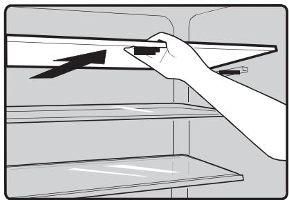 BRANDT BFD663ZNX - Shelf in Refrigerator chamber - 1