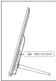 INTENSO MEDIACENTER 15,6 - 4) Inserire schede di memoria | Collegare dispositiivi di archivazione USB - 1