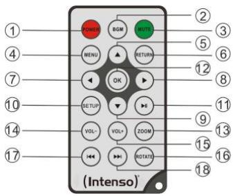 INTENSO MEDIACENTER 15,6 - 2) Telecomando - 1