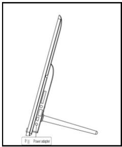 INTENSO MEDIACENTER 15,6 - 3) Connect and switch on the digital photo frame - 1