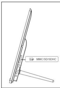 INTENSO MEDIACENTER 15,6 - 4) Insert memory cards | connect USB data carriers - 1
