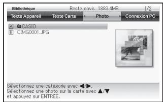 CASIO EW-F4000E - Utilisez et pour selectionner " Photo". - 1