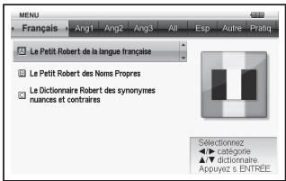 CASIO EW-F4000E - Appuyez sur MENU/BIBLIO. - 1