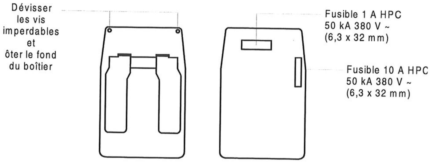 CHAUVIN ARNOUX CA 401 - Remplacement des fusibles - 1