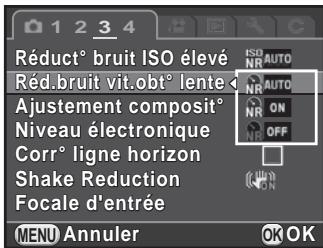 PENTAX K50 - Appuyez deux fois sur le bouton MENU. - 1