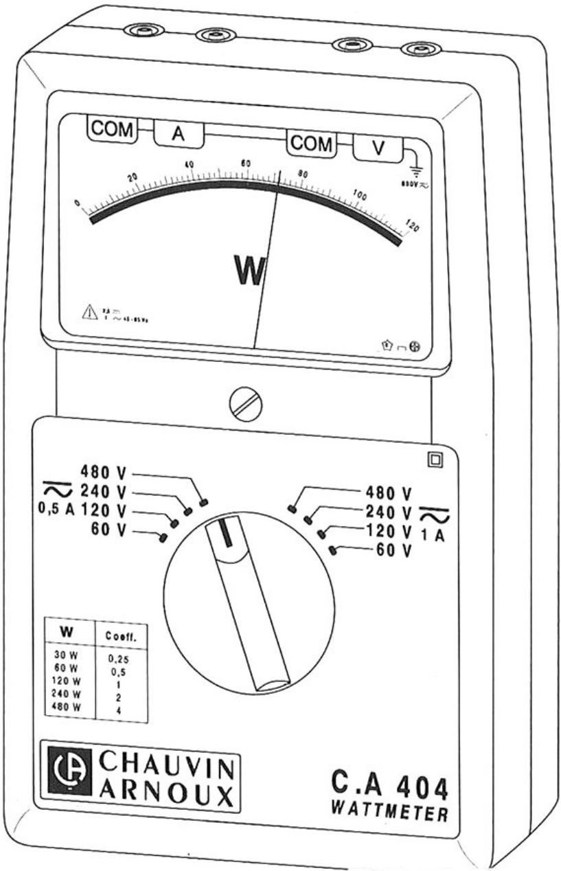 CHAUVIN ARNOUX CA404 - 1