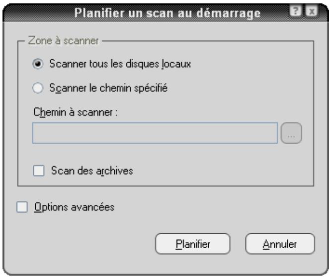 AVAST ANTIVIRUS EDITION PROFESSIONNELLE 4.8 - Comment planifier un scan au démarrage - 1